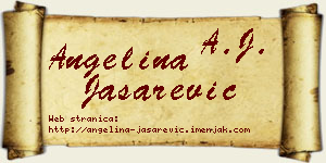 Angelina Jašarević vizit kartica